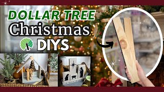 Dollar Tree Wood Nativity DIYs for Christmas
