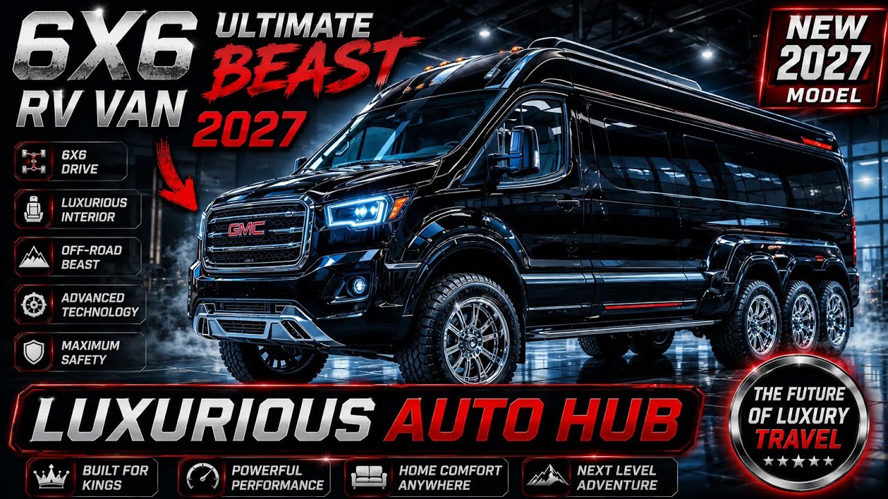World’s Most Powerful Luxury Camper | GMC 6x6 RV - YouTube
