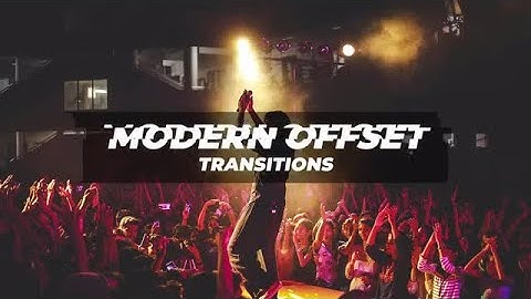 Modern Offset Transitions Premiere Pro Presets