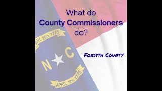 Voter Education- Forsyth County NC Commissioners