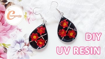 UV レジン | DIY UV Resin Craft & Accessories |No mold Make your own Bezel Frame | Step By Step Tutorial