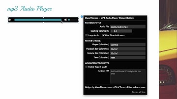 MP3 Audio Player Widget | Tutorial by MuseThemes.com
