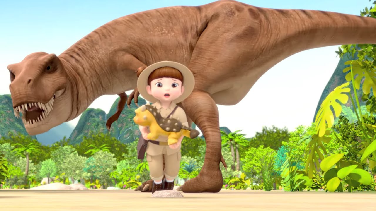 ⁣Консуни  - сборник- все серии сразу - Путешествие к динозаврам  - мультфильм для девочек