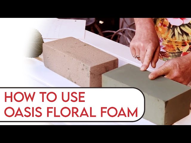 DIY Dry Floral Foam, How To Make Dry Floral Foam At home, Oasis Floral Foam  Ideas