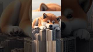 Part16 Giant Shiba Inu sleeping #dog #life #ai #funny #cute #funnydogs
