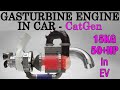 New Technologies 2024: GASTURBINE Engine 50hp in EV! "CatGen" in Atom HiperCar!