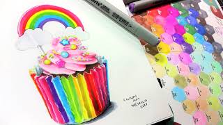 New Markers & Another Cupcake // Sketchbook Sunday