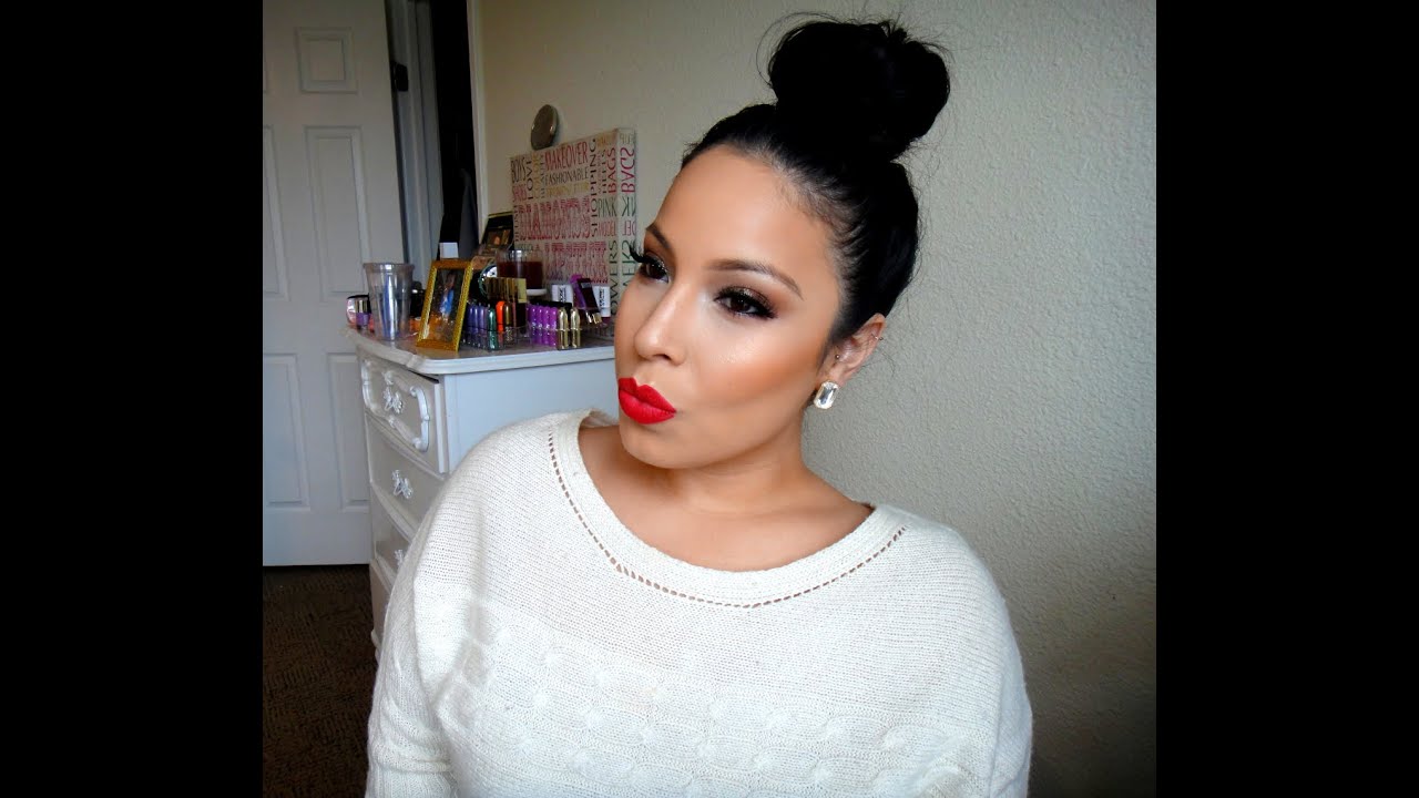 Holiday Glitter Glam Makeup Tutorial| Day to Night - YouTube