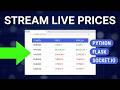 How to Stream Live Market Data in Your Browser!