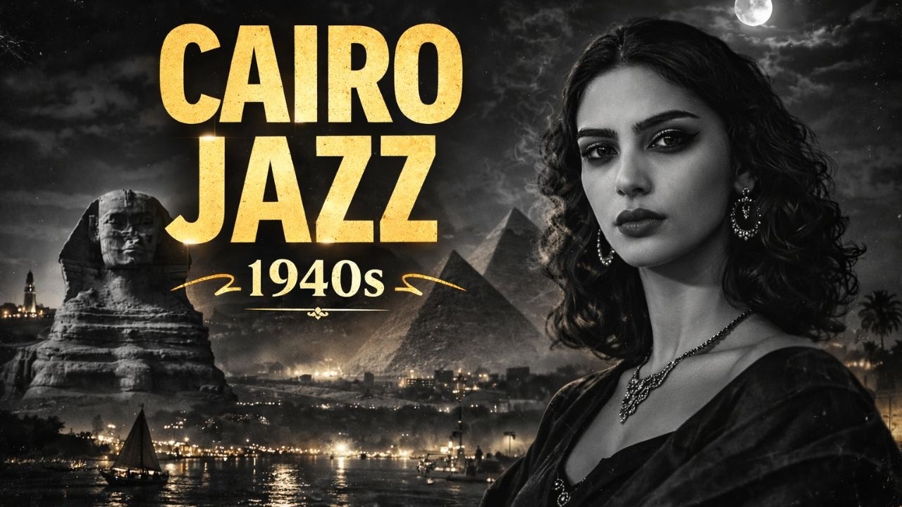 Best Egyptian Jazz 1940s 🎷 Cairo Night Jazz ☕ Study, Focus & Relax Music