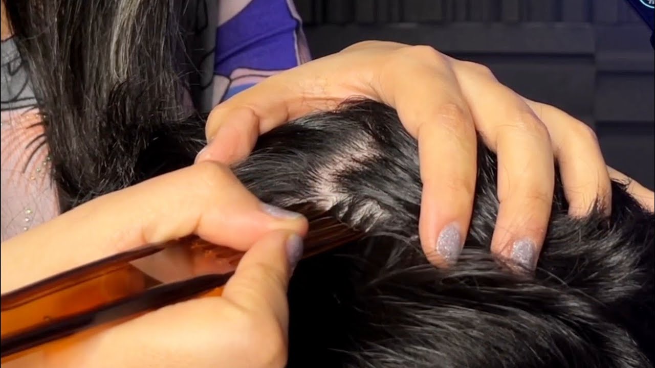 [ASMR] we invite you to a calm sleep, hair play and massage💆‍♂️