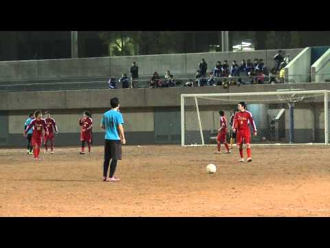 2014/11/27(木)新宿区民大会決勝戦＠西早稲田中　AOKING SC TeamA vs FC SFIDA　3点目乙葉ゴール