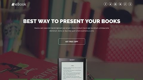 EBook Landing Page Template To Sell Your EBook Online | Olanding.com