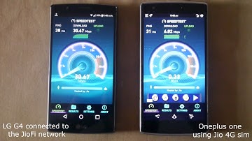 JioFi v/s Jio4G speedtest *SHOCKING RESULTS 2016