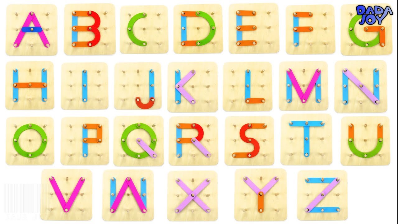 Rompecabezas abecedario|Aprender el alfabeto en español| Alfabeto A-Z|ABC Para Niños - YouTube