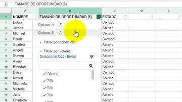 Cómo filtrar y ordenar datos en Hojas de Cálculo de Google