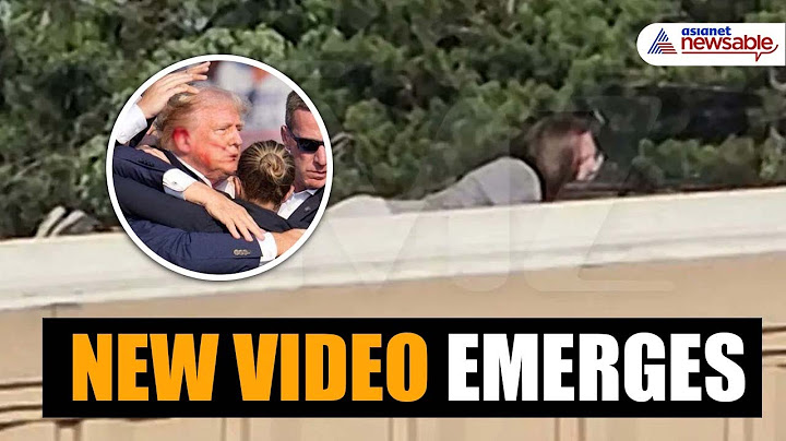 Trump Assassination Attempt: New Video Shows Shooter Climbing Onto the Roof at Rally