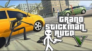 Grand Stickman Auto V Gameplay Android/IOS HD screenshot 1