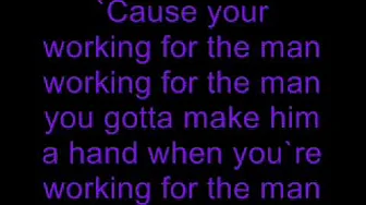 roy orbison working for the man lyrics roy orbison working for the man lyrics