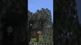 HOW to build a CUSTOM Pale Oak tree in Minecraft!  #minecraft #shorts