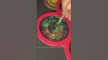 From Lines to Beauty: A Spiral Journey of Relaxation. #art #spirograph #2024 #usa #subscribe