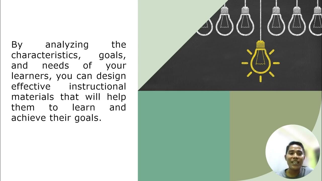 NEEDS ASSESSMENT FOR INSTRUCTIONAL MATERIALS DEVELOPMENT YouTube