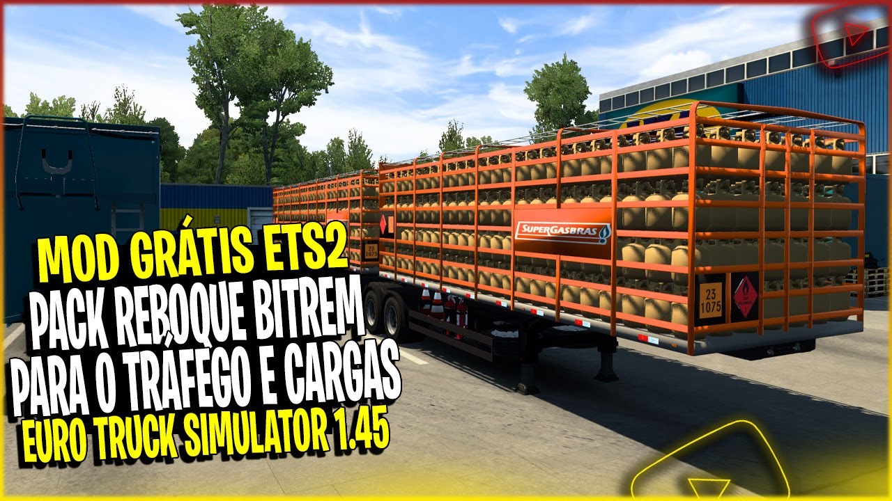 Mod de Caminhão e Reboques Para o Euro Truck Simulator 2