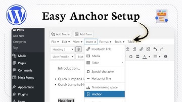 Hoe maak je ankerlinks in WordPress (scrollfunctie)