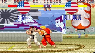 FT3 @sf2hf: BKrice (US) vs DJILK0615 (US) [Street Fighter II Hyper Fighting Fightcade] Jan 1