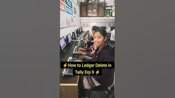 How to Ledger Delete in Tally Erp.9 #shorts #shortvideo #tallyerp9 #tally #tranding #viral #video