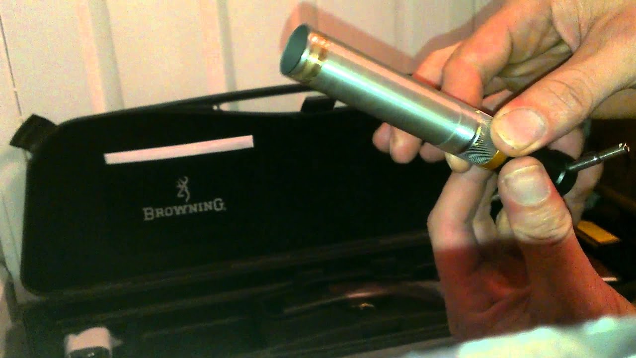 Browning 725 DS choke YouTube