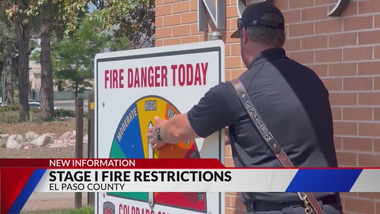 El Paso County enacts Stage I Fire Restrictions - YouTube