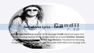 Gadis Korea Lyrics - Candil