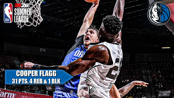 Cooper Flagg 30-PIECE HIGHLIGHTS 🎥 Goes off in 2nd Summer League game | NBA on ESPN
