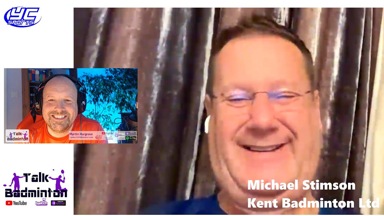 Kent Badminton Limiteds Michael Stimson, great chat with this lover of badminton and gadgets.