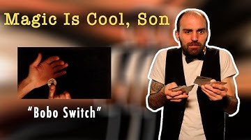 The "Bobo Switch" (coin magic transformation tutorial)