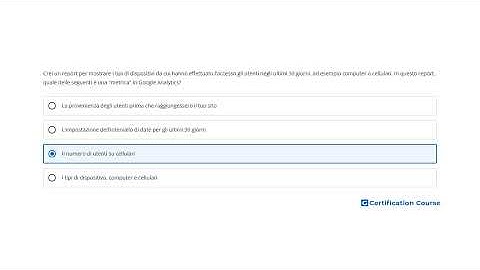 Crei un report per mostrare i tipi di dispositivi da cui hanno effettuato l