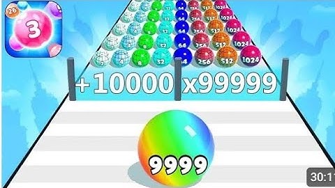 Ball Run 2048 - Gameplay Walkthrough  Tutorial Levels (iOS, Android NinjaX YT is live! part - 300