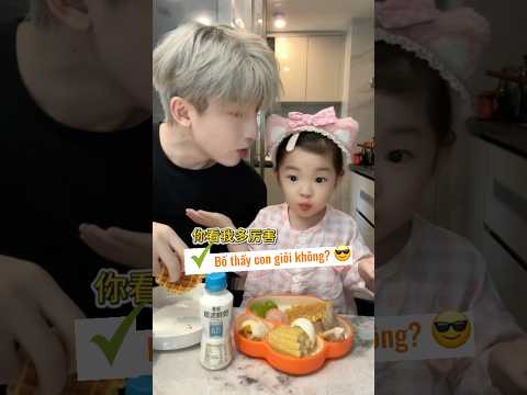 Sáng nay Evelyn ăn gì? #evelyn #babyeating #babymukbang