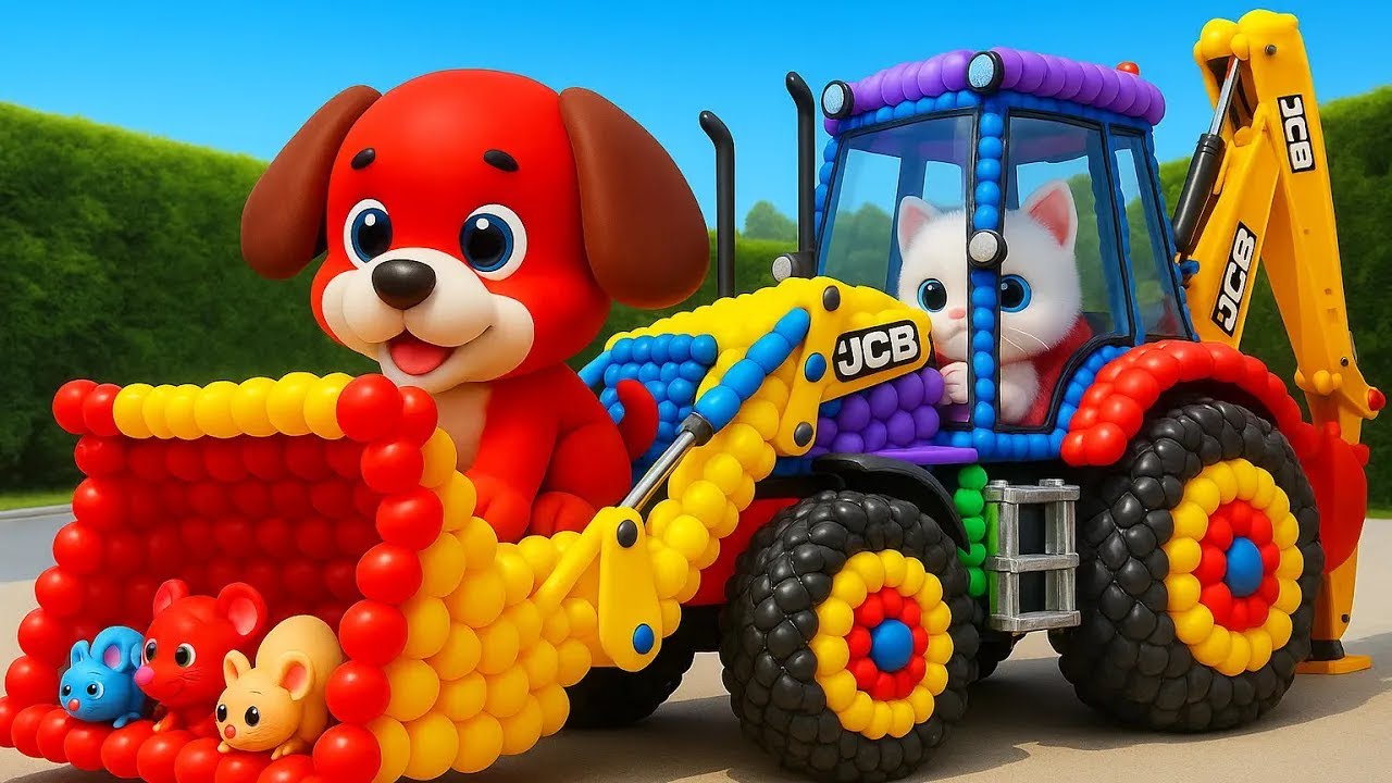 The mascot vibrato assistant JCB and Puppies on the football field is popular, co produced