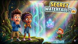 Secret Waterfall Discovery 😱 Magical Adventure for Kids | Short Story Update