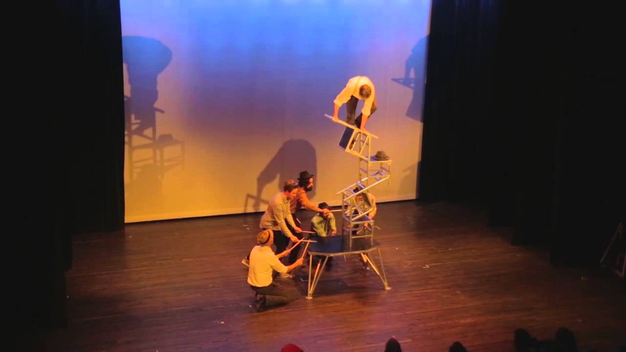 Peter Boulanger with Drummers Vancouver Circus Fest 2014