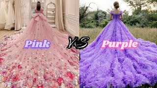 Purple💜 vs Pink🩷| which is your favourite? #aesthetic #purplevspink