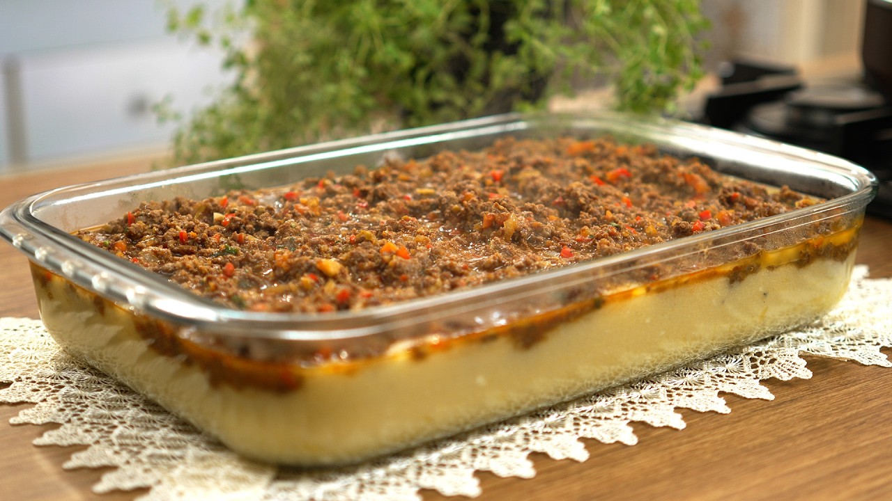 POLENTA COM CARNE MOÍDA, RECEITA RAIZ DA FAMÍLIA - Wilza Leonel