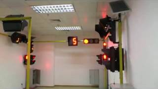 wireless solar traffic controller system