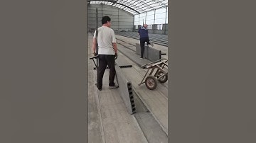 Concrete slab loading process #machine #goodtools #shorts