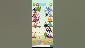 Bird sort puzzle walkthrough #viral #shorts #trending #short #birds