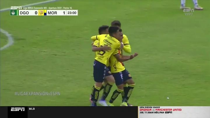 Gol de J. Gamboa | A. Durango 0-1 A. Morelia | Jor...