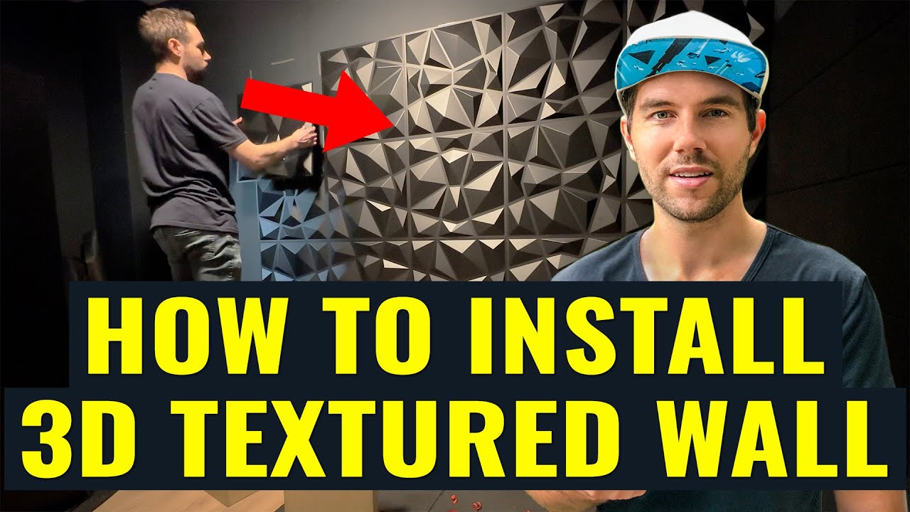How To Install 3D Wall Panels For Desk Builds and Modern Creative ...