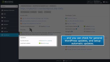 Managing WordPress installs on A2